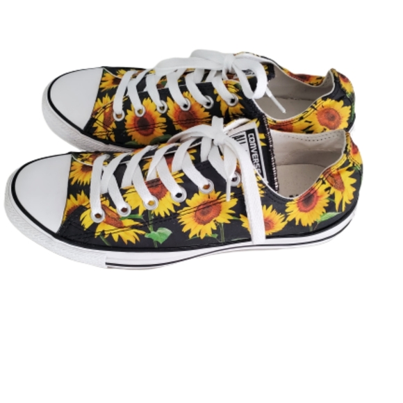 sunflower baby converse